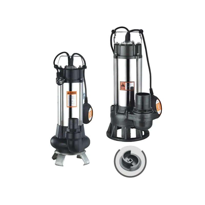 WQV Abrasion-Proof Submersible Sewage Pump for Long Fiber Waste